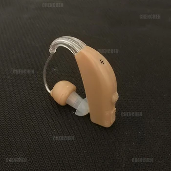 Polnilna BTE Slušni aparat Uho Pomoč Nastavljiv Digitalni Ton Ojačevalec Zvoka Gluhi Aparelho Auditivo