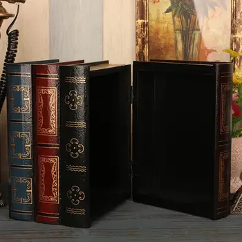 Evropski Retro Ponaredek Knjiga Simulacije Knjiga Škatla Za Shranjevanje Ornament Dekoracijo Urad Knjiga Model Foto Prop Knjiga