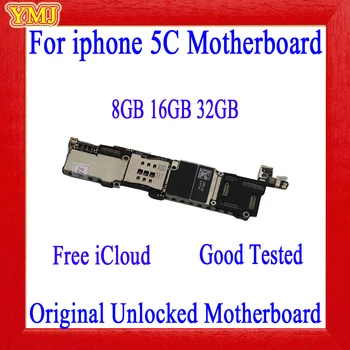 32gb za iphone 5C Matično ploščo z IOS Sistem, Original odklenjena za iphone 5C Mainboard s Polno Žetonov,Brezplačna Dostava