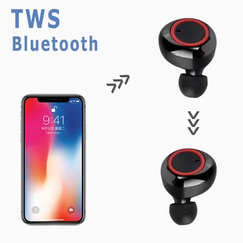 Y50/Y30 TWS Čepkov Bluetooth 5.0 Slušalke Polnjenje Polje Wireless V Uho Dotik za Nadzor Stereo Šport Vodotesne Slušalke Slušalke