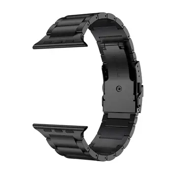 Povezavo Zapestnica za Apple Watch Band 44 42mm Serije 5 4 correa za iwatch trak 40 mm 38 mm Series 3 2 1 z Varnostno Sponko pasu