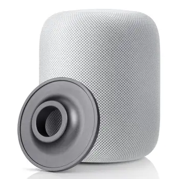 Smart Bluetooth Zvočnik Kovinsko Bazo Pad Podporo Imetnik 95*95*20 mm Meri krog Krog iz Nerjavečega Jekla Stojalo za Apple HomePod
