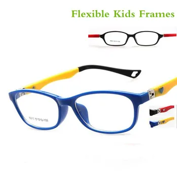 Optični Otrok je Otrok, Dekle, Fant, POMLAD Eyeglass Okvir Ovalne Prilagodljiv Stekla Rx Oči Očala Okvirji Za Fante In Dekleta