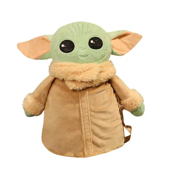 Star Wars Baby Master Yoda Plišastih Igrač Anime Slika Polnjene Nahrbtnik Lutke kawai Keychain lutka Otrok Božična Darila