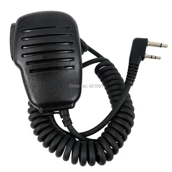 Ročni Zvočnik Mikrofon za postajo Icom IC-A4 A5 A6 A24 A14 F4 V8 V80 V82 Walkie Talkie Dva Načina Radio