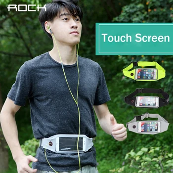 ROCK Univerzalno Teče Pasu Touch Screen Mobilni Telefon Bag Torbica za iPhone XS MAX vrečko za Samsung za Xiaomi Mobilnih Telefonov сумк