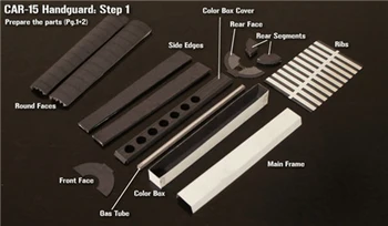 DIY 1:1 Papirja obrti M4 karabin pištolo Papir Model Sestavite Ročno Delo 3D Puzzle Game Boy darilo