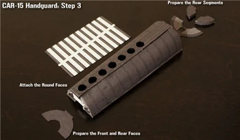 DIY 1:1 Papirja obrti M4 karabin pištolo Papir Model Sestavite Ročno Delo 3D Puzzle Game Boy darilo