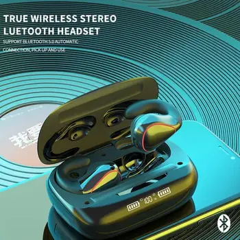 Pravi Športni Kostne Prevodnosti Slušalke Bluetooth Brezžične Slušalke Hifi Stereo Glasbe Čepkov Ne V uho Slušalke za Iphone Xiaomi