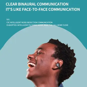 Pravi Športni Kostne Prevodnosti Slušalke Bluetooth Brezžične Slušalke Hifi Stereo Glasbe Čepkov Ne V uho Slušalke za Iphone Xiaomi