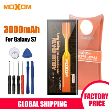 Original MOXOM Baterija Za Samsung Galaxy S7 S7 ROB S6 S6 ROB S6 ROB PLUS Litij-Polimer Baterija z Brezplačno Orodja