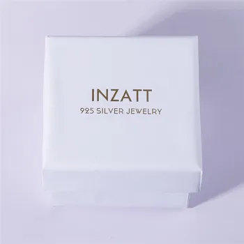 INZATT Minimalističen, Votel, Gladek Geometrijske Obroč Pravi 925 Sterling Silver Za Ženske Rojstni Fine Nakit, Moda Darila