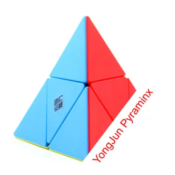 Original Visoke Kakovosti YongJun Piramida 2x2x2 Magic Cube YJ 2x2 Hitrost Puzzle Božično Darilo Idej Otroci Igrače za Otroke