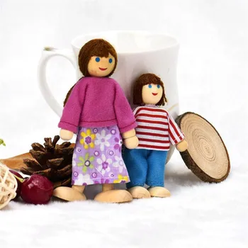 4 Lutke srčkan Risanka Lesena Hiša ljubezni, Družine, Ljudi, Otroci, Otroci naj si predstavljajo, Predvajaj Igrače otroci Smešno Darilo brinquedos za Otroke #Feb 20
