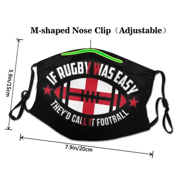 England Rugby Ventilatorji Ponovno Obraz, Usta Masko Vintage Stil Sunproof Varstvo Masko Respirator