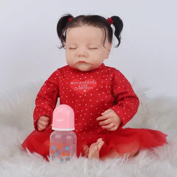 50 CM Pravi Krpo Telo Rodi Otroka Levi Lutka igrača Dojenčki Princesa Lutke, ki so Prerojeni Bonecas Brinquedos