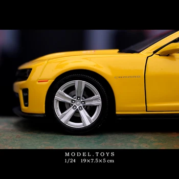 WELLY 1:24 Chevrolet Comalo ZL1 športni avto simulacije zlitine modela avtomobila obrti dekoracijo igrača zbirka orodij za darilo