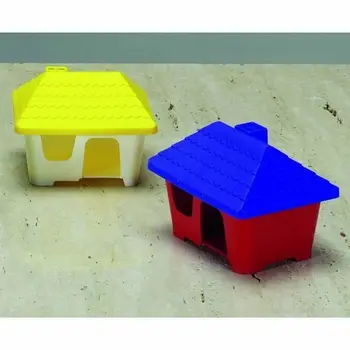 Hiša hrček 14x12 cm, različne barve, 2 enoti