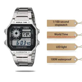 Casio watch Eksplozije watch moških, določene blagovne znamke luksuzni vojaškimi digitalni watch šport Nepremočljiva quartz moški gledajo relogio masculino