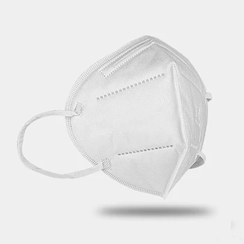 100 KOZARCEV Maske Prah Respirator 6 Plasti, 99% Filter Usta Maske Prilagodljiva Pred Onesnaževanjem Dihanje Maske Filter