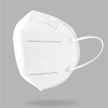 100 KOZARCEV Maske Prah Respirator 6 Plasti, 99% Filter Usta Maske Prilagodljiva Pred Onesnaževanjem Dihanje Maske Filter
