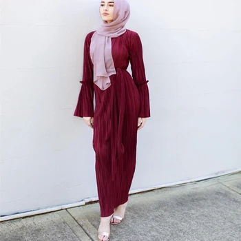Plus Velikost Vestidos Abaya Dubaj Tam Kaftan Dolgo Povoj Naguban Maxi Muslimansko Obleko, Hidžab Abayas Za Ženske Turčija Islamska Oblačila Oman