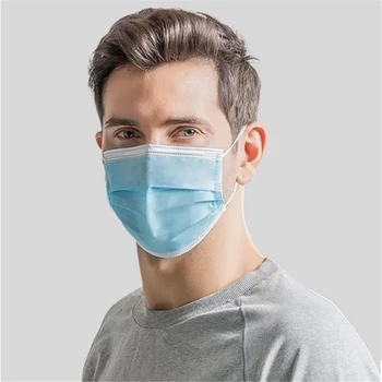 Kirurške Maske za Enkratno uporabo Medicinske Masko 3 Plasti Non-Woven Dustproof Obraza Zaščitna FDA CE Masko mascarillas quirurjicas