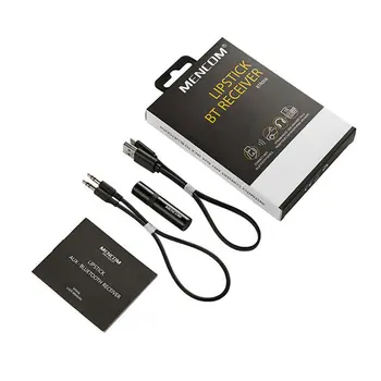 Mencom Bluetooth Sprejemnik 3.5 mm Jack Brezžični Avto Avdio Glasbeni Tok Z Mic Aux Kabel Zvočnik izhod za Slušalke PC