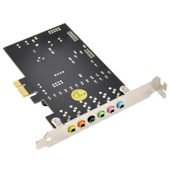 PCIe 7.1 Kanalni Zvok Kartico CM8828 + CM9882A z SPDIF Nosilec PCIe 7.1 KANALNI Analogni in Digitalni 3D Stereo Razširitev Kartice
