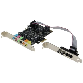 PCIe 7.1 Kanalni Zvok Kartico CM8828 + CM9882A z SPDIF Nosilec PCIe 7.1 KANALNI Analogni in Digitalni 3D Stereo Razširitev Kartice