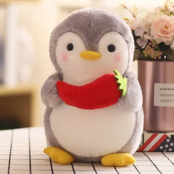 Srčkan Pingvin Objemala Sadje Pliš Plišaste Lutka Otroci Igrače Dom Restavracija Valentine Gift Decor