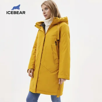 ICEbear 2020 Ženske zimsko jakno Ženski plašč s kapuco priložnostne obrabe parka blagovno znamko oblačil GWD20035I