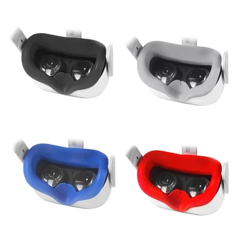 Za Oculus Quest 2 VR Silikonski Oči Masko Kritje Pad Slušalke Dihanje Anti-znoj Svetlobe Blokiranje Oči Kritje Za Oculus Quest2