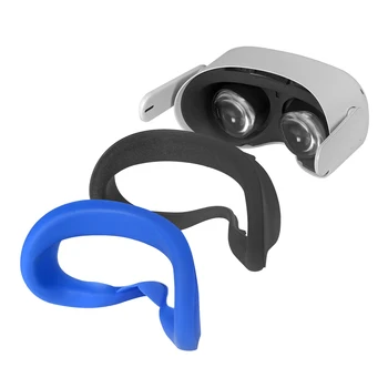 Za Oculus Quest 2 VR Silikonski Oči Masko Kritje Pad Slušalke Dihanje Anti-znoj Svetlobe Blokiranje Oči Kritje Za Oculus Quest2