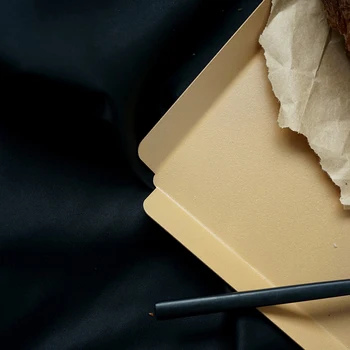 SWEETGO Champagne gold kava pladenj kovinsko ploščo za ličila/nakit prstani shranjevanje ploščo sladko torto tabela dobavitelja