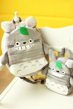 Novi, ki Prihajajo Totoro Plišastih otroška igrača Nahrbtnik Srčkan Mehko Šolsko Torbo za Otroke, Risanka Vrečko za Otroke Fantje Dekleta prijatelji igrače Darila
