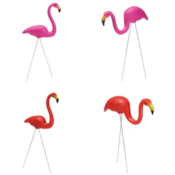 Roza gledal Travnik Flamingo Vrtno zabavo in Pašnikov Ornament Art Dekor DIY