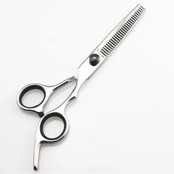 Strokovno Japonska 4cr 6 inch Black rezani las škarje za striženje sissors redčenje barber las škarje za rezanje frizer škarje