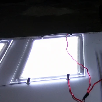 A3 LED Osvetlitev Okno Display Kompleti Dvojno Stranicami Plošča Nepremičninski Posrednik 8PCS/veliko