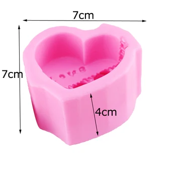 Kaymiklee F1024 Rose DIY 3D Silikonski Milo Plesni Fondat Torta Čokolada Ljubezen Kalupov za Kuhinjo Torta Dekoraterstvo
