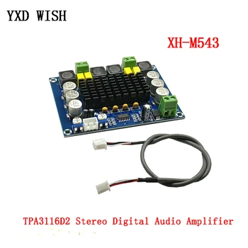 TPA3116D2 Dual-Channel Stereo Visoko Močjo, Digitalni Avdio Ojačevalnik Odbora 2*120W IS-M543 Amplificador DIY Modul 12V-24V