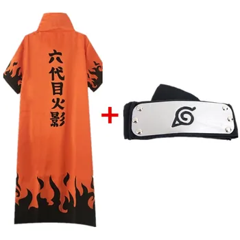 Anime Naruto cosplay kostum 4. Yondaime Hokage minato Namikaze Plašč plašč