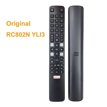 Novi Originalni RC802N YLI3 Za TCL LCD Smart TV Daljinski upravljalnik 06-IRPT45-ERC802N