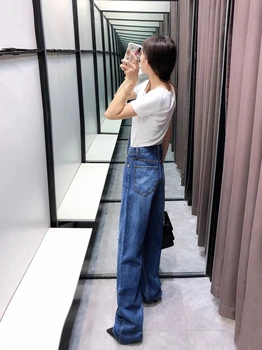 Suho jeans ženska anglija slog high street oprati retro visoko pasu ripped kavbojke jeans za ženske fant jeans za ženske