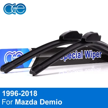 OGE Spredaj In Zadaj Metlice Brisalcev Za Mazda Demio 1996-2018 veliko Količino vetrobranskega stekla Naravne Gume, Avto Auto Dodatki