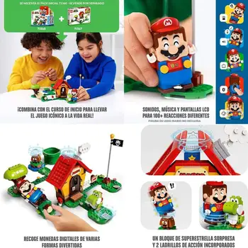 Lego Super Mario, Mario in Yoshi Hiša, 205 Lego kosov, Lego Mario Bros, mario Lego, Mario Bros Lego, Super Mario Bros