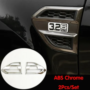ABS Chrome avto dodatki styling za Ford Ranger 2016 2017 2018 2019 2020 karoserije strani Turn Luči Lučka plošča Pokrov Trim