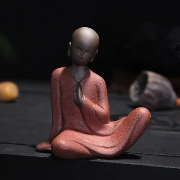 MONSAM Majhne Buda Kipi Tathagata Indija Joga Mandala Keramične Skulpture Čaj Slovesnosti, Okraski, Darila Dom Dekor Menih Figur