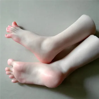 1 par dekleta stopala sex lutka Veren realne seksi ljubezen lutke dekleta noge tele footfetish čaščenja igrače prilagodljiv bela koža