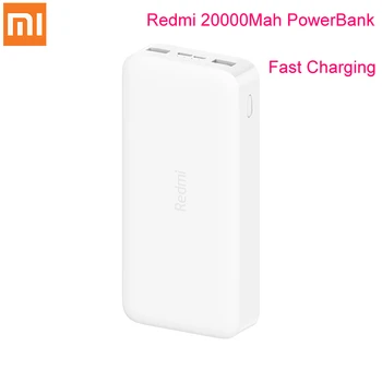 Prvotne Xiaomi Redmi Portable Power Bank 20000mAh QC3 USB Tip C Mi Powerbank Zunanje Baterije Powerbank Za Pametni Dom